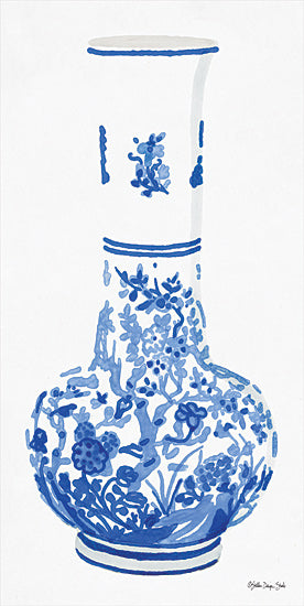 Stellar Design Studio SDS279 - SDS279 - Blue and White Vase 2 - 9x18 Vase, Vintage, Antique from Penny Lane