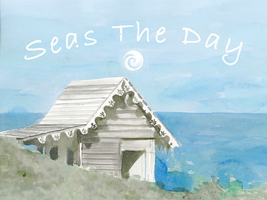 Stellar Design Studio SDS313 - SDS313 - Seas the Day - 16x12 Signs, Typography, Sea, Coastal, Tropical, Beach House from Penny Lane