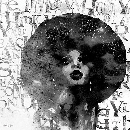 Stellar Design Studio SDS327 - SDS327 - Diana - 12x12 Diana Ross, Iconic, Words, Black & White from Penny Lane
