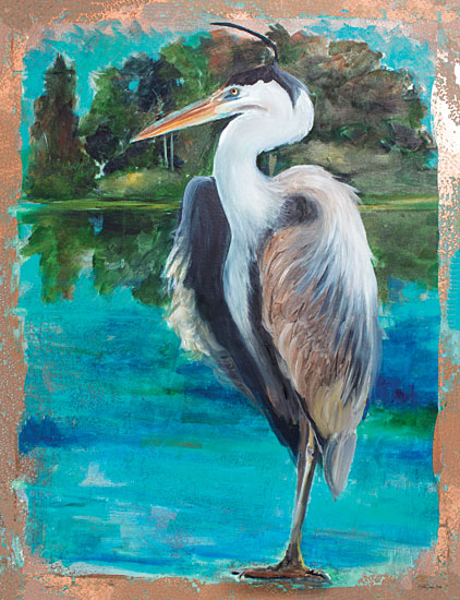 Stellar Design Studio SDS339 - SDS339 - Marsh Heron - 12x18 Heron, Portrait, Marsh, Trees from Penny Lane