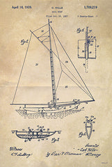 SDS386 - Sailboat Plan I - 12x18