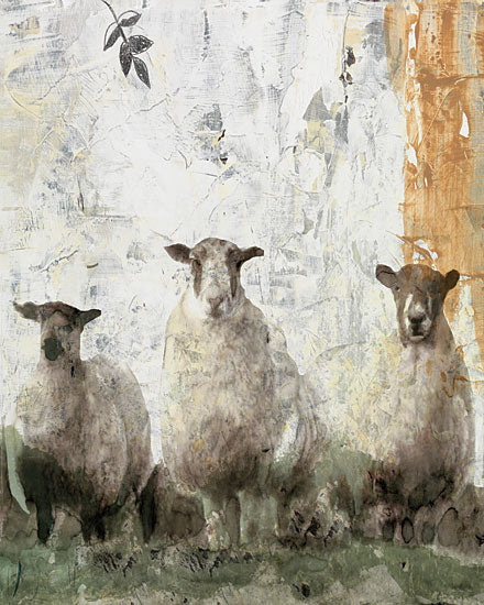 Stellar Design Studio SDS401 - SDS401 - Three Sheep - 12x16 Sheep, Portrait, Farm Life from Penny Lane