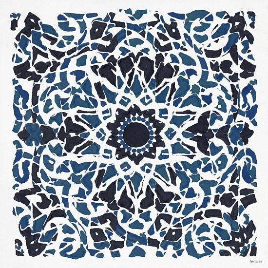 Stellar Design Studio SDS405 - SDS405 - Global Pattern I - 12x12 Design, Blue & White, Patterns, Abstract from Penny Lane