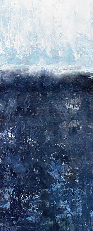 Stellar Design Studio SDS474 - SDS474 - Oversized Field Study II - 8x20 Abstract, Blue & White from Penny Lane