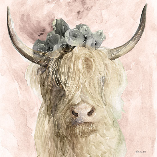 Stellar Design Studio SDS586 - SDS586 - Highland Pretty   - 12x12 Highland Cow, Cow, Flower Crown from Penny Lane