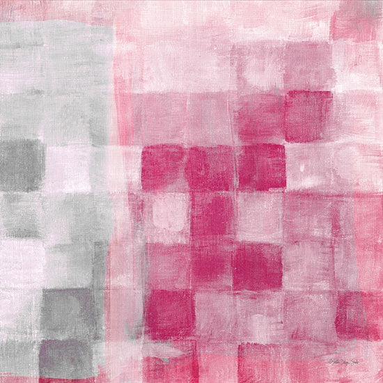 Stellar Design Studio SDS606 - SDS606 - Fuchsia and Gray Grid - 12x12 Grid, Squares, Fuchsia and Gray, Patterns from Penny Lane
