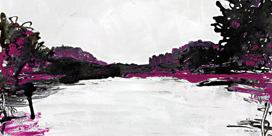 Stellar Design Studio SDS608 - SDS608 - Summer Simmer - 18x9 Abstract, Fuchsia and Black, Landscape from Penny Lane