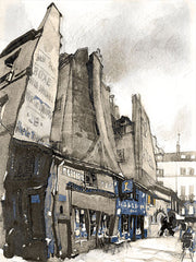 SDS685 - Paris Street 2 - 12x16