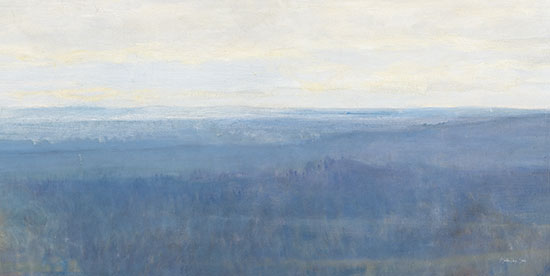 Stellar Design Studio SDS710 - SDS710 - Misty Overlook - 18x9 Abstract, Landscape, Blue, Cream from Penny Lane