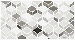 SDS759 - White and Gray Pattern     - 18x9