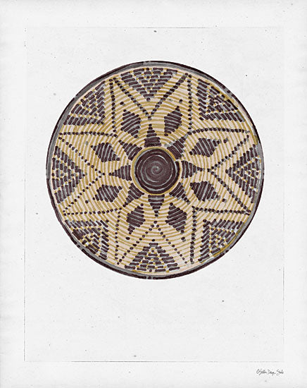 Stellar Design Studio SDS764 - SDS764 - Basket Study 1 - 12x16 Basket, Abstract, Circle, Design from Penny Lane