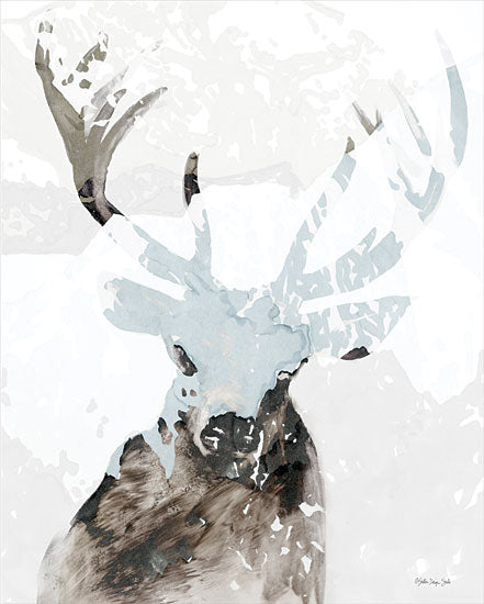 Stellar Design Studio SDS806 - SDS806 - Elk Impression 2 - 12x16 Abstract, Elk, Winter, Wildlife, Portrait from Penny Lane