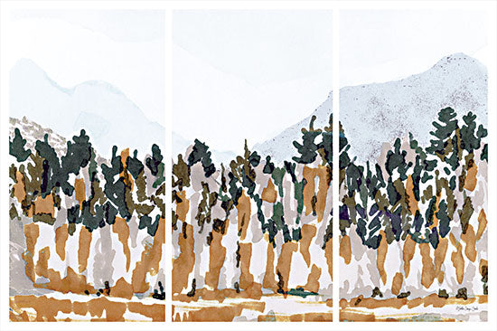 Stellar Design Studio SDS813 - SDS813 - Big Mountain Triptych - 18x12 Abstract, Mountains, Landscape from Penny Lane