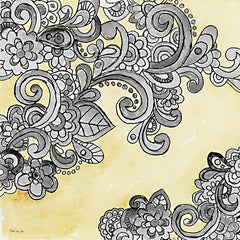 SDS844 - Yellow--Gray Pattern 2 - 12x12