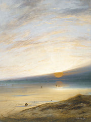 SDS883 - Sunset on the Beach at Sark - 12x16