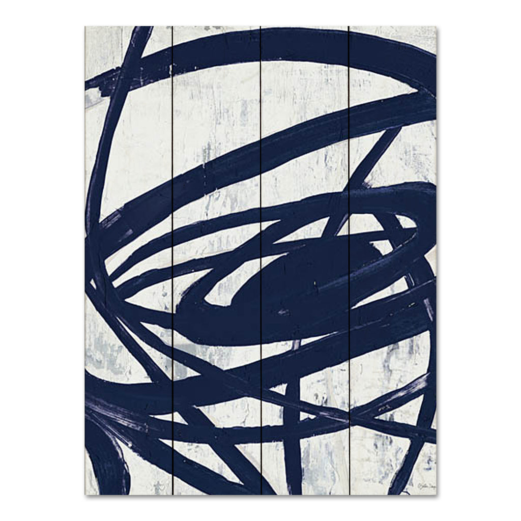 Stellar Design Studio SDS997PAL - SDS997PAL - Spin - 12x16 Abstract, Blue & White, Swirls from Penny Lane