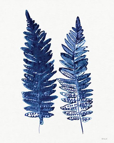 Stellar Design Studio SDS998 - SDS998 - Nature in Indigo 1 - 12x16 Leaves, Blue Leaves, Nature in Indigo, Blue from Penny Lane