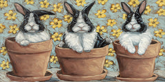 SGD205 - Potted Bunnies - 18x9