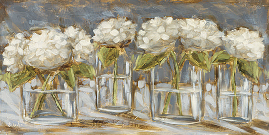 Sara G. Designs SGD206 - SGD206 - Beauty in Bloom - 18x9 Still Life, Flowers, White Flowers, Glass Vases, Cottage/Country from Penny Lane