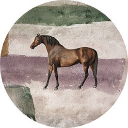 Seven Trees Design ST1021RP - ST1021RP - Horse in Field - 18x18  from Penny Lane