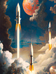 ST1033 - Rockets in the Sky - 12x16