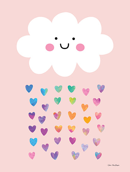 Seven Trees Design ST742 - ST742 - Happy Cloud    - 12x16 Cloud, Hearts, Babies, Kid's Art, Fantasy from Penny Lane