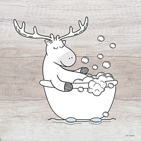 Seven Trees Design ST793 - ST793 - Deer Bathroom - 12x12 Deer, Bathroom, Bathtub, Humorous from Penny Lane