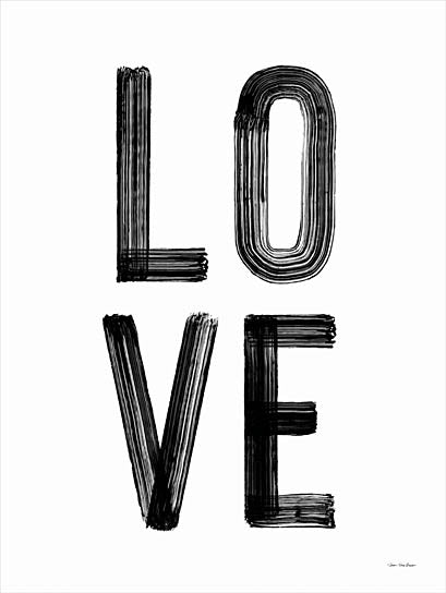 Seven Trees Design ST833 - ST833 - LOVE - 12x16 Love, Black & White, Signs from Penny Lane