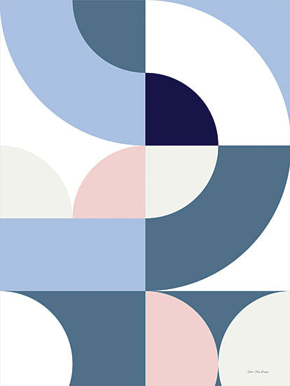 Seven Trees Design ST860 - ST860 - Scandinavian Geometry - 12x16 Abstract, Contemporary, Half Circles, Shapes from Penny Lane