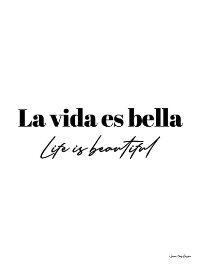 Seven Trees Design ST911 - ST911 - Life is Beautiful in Spanish - 12x16 Life is Beautiful, Spanish, Love, Signs from Penny Lane