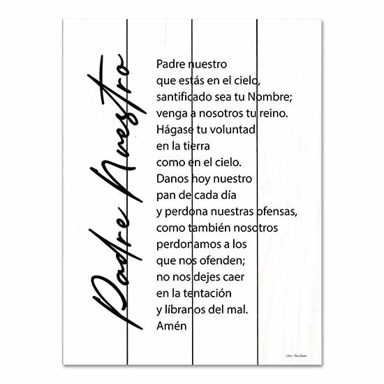 Seven Trees Design ST999PAL - ST999PAL - The Lord's Prayer - Spanish   - 12x16 The Lord's Prayer, Our Father, Religious, Spanish, Typography, Signs from Penny Lane
