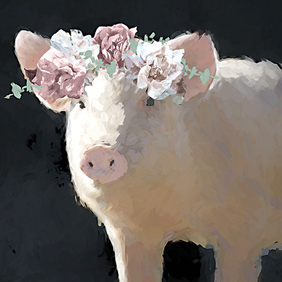White Ladder WL134 - WL134 - Clementine the Pig - 12x12 Pig, Floral Crown from Penny Lane