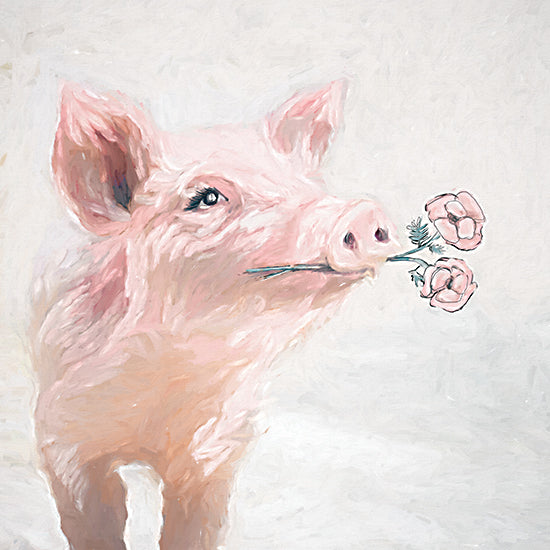 White Ladder WL158 - WL158 - Pretty Pink Pig - 12x12 Pig, Flowers, Whimsical from Penny Lane