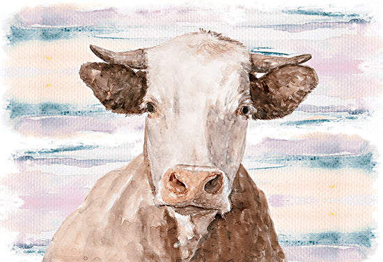 White Ladder WL162 - WL162 - Whimsical Cow - 18x12 Cow, Abstract, Animals from Penny Lane