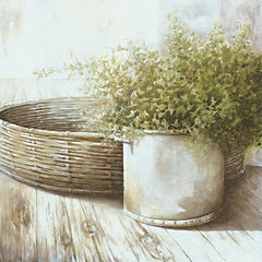 WL195 - Potted Plant and Basket  - 12x12