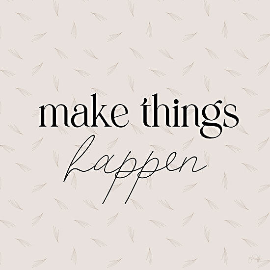 Yass Naffas Designs YND105 - YND105 - Make Things Happen - 12x12 Make Things Happen, Motivational, Tween, Typography, Signs from Penny Lane