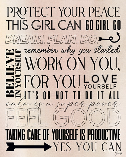 Yass Naffas Designs YND106 - YND106 - A Feel Good Reminder - 12x16 A Feel Good Reminder, Motivational, Girl Power, Tween, Typography, Signs from Penny Lane