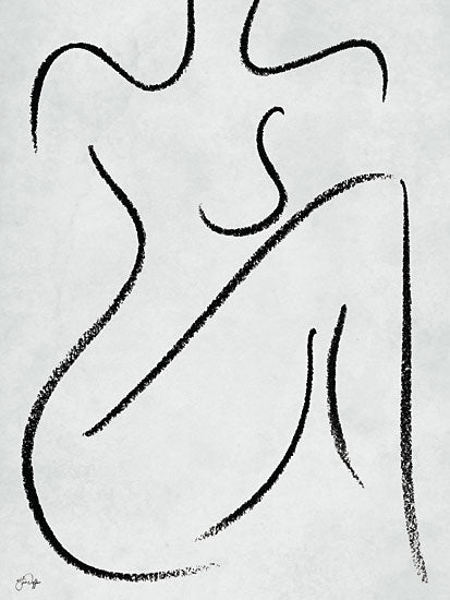Yass Naffas Designs YND115 - YND115 - Sitting Woman - 12x16 Abstract, Woman, Woman's Body, Contemporary, Nudes from Penny Lane