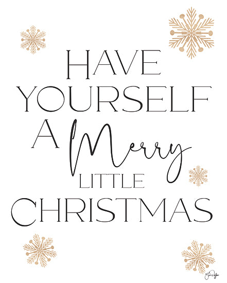 Yass Naffas Designs YND129 - YND129 - Merry Little Christmas - 12x16 Christmas, Holidays, Typography, Signs, Merry Little Christmas, Winter, Snowflakes from Penny Lane