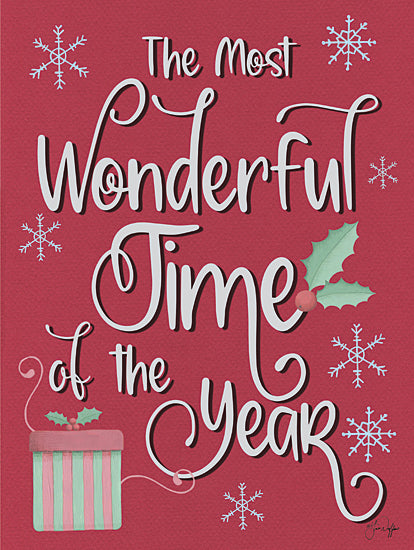 Yass Naffas Designs YND135 - YND135 - The Most Wonderful - 12x16 The Most Wonderful Time of the Year, Christmas, Holidays, Snowflakes, Typography, Signs from Penny Lane