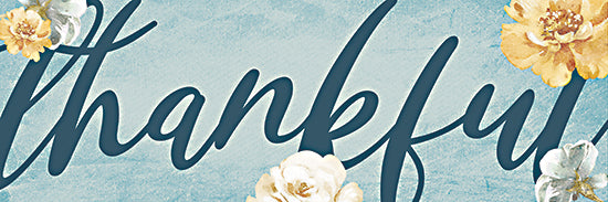 Yass Naffas Designs YND140 - YND140 - Thankful - 18x6 Thankful, Flowers, Yellow and White Flowers, Typography, Signs from Penny Lane