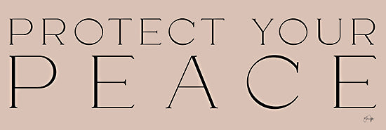 Yass Naffas Designs YND152 - YND152 - Protect Your Peace - 18x6 Protect Your Peace, Typography, Signs from Penny Lane