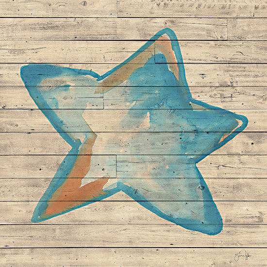Yass Naffas Designs YND170 - YND170 - A Starfish Wish - 12x12 Starfish, Coastal, Wood Background from Penny Lane