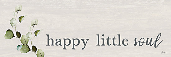 Yass Naffas Designs YND209A - YND209A - Happy Little Soul - 36x12 Inspirational, Happy Little Soul, Typography, Signs, Eucalyptus, Greenery from Penny Lane