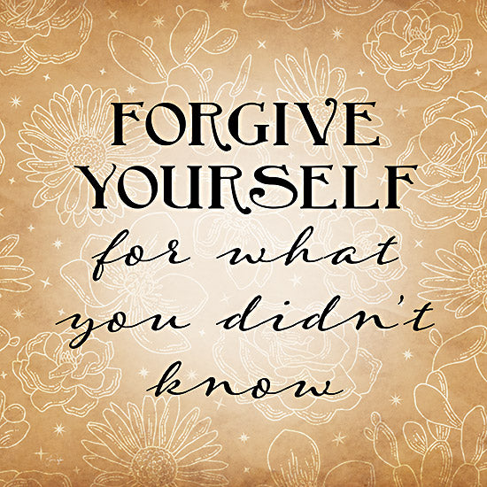 Yass Naffas Designs YND225 - YND225 - Forgive Yourself - 12x12 Motivational, Forgive Yourself, Typography, Signs from Penny Lane