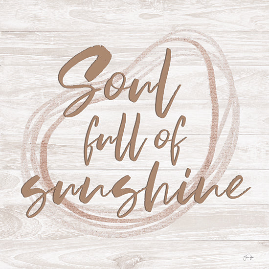 Yass Naffas Designs YND239 - YND239 - Soul Full of Sunshine - 12x12 Inspirational, Soul Full of Sunshine, Typography, Signs from Penny Lane