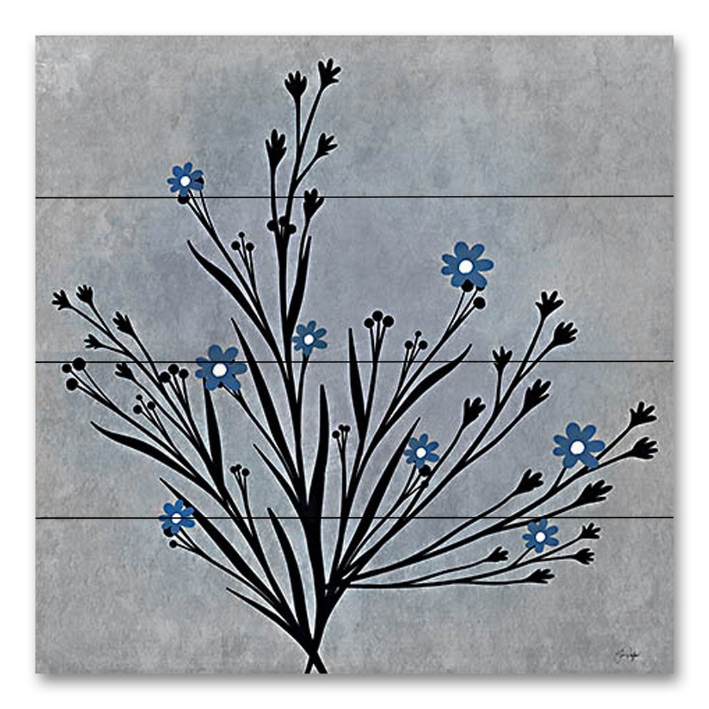 Yass Naffas Designs YND247PAL - YND247PAL - A Mood - 12x12 Flowers, Wildflowers, Blue Flowers, Spring, Nature from Penny Lane
