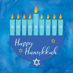 YND332 - Happy Hanukkah Menorah III - 12x12