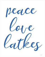 YND334 - Peace, Love, Latkes - 12x16