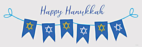 Yass Naffas Designs YND339 - YND339 - Happy Hanukkah Banner - 18x6 Hanukkah, Religious, Happy Hanukkah, Typography, Signs, Textual Art, Hanukkah Banner, Star of David, Blue, Yellow from Penny Lane
